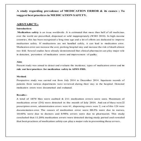 STUDY ABSTRACT CORRECTED