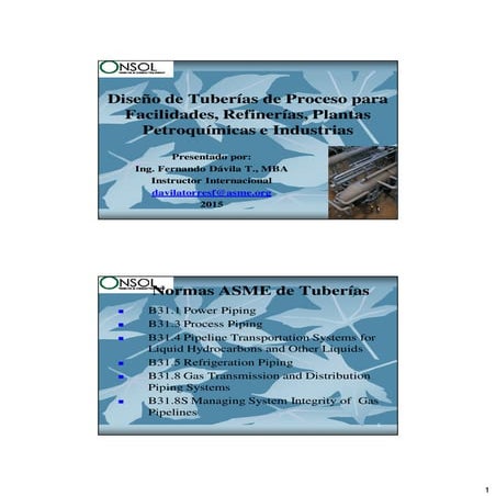 B31.3 tuberias de proceso