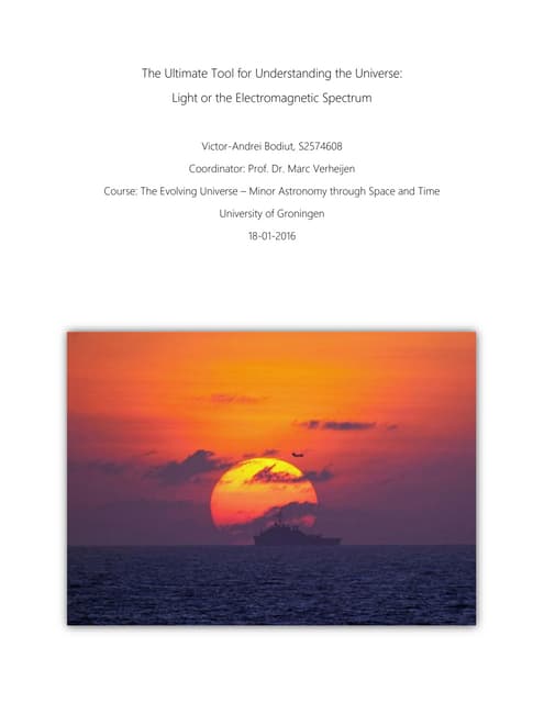 emergence of light- How light acts as a wave and a particle | PPT