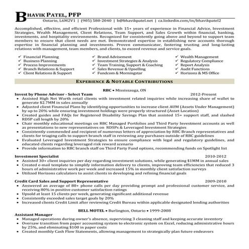 Bhavik Patel-Resume