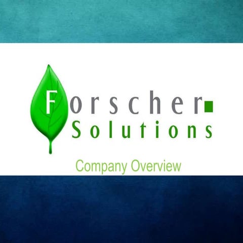 Forscher Company Presentation-V1.6-without-education