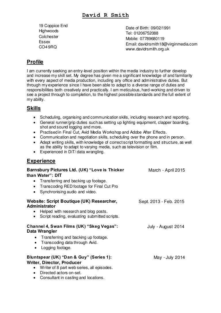 Cv Diverse 07 04 15