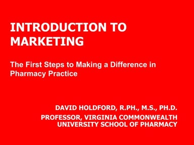 Chapter 1 - Intro to marketing