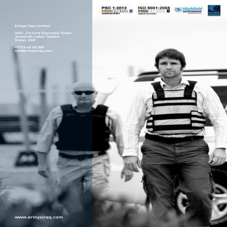 Erinys Brochure (Subsidiary of RW Chelsea Group)