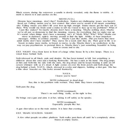 Nostalgia Screenplay Final Draft | DOCX