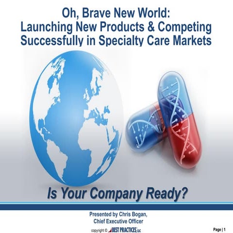 Specialty Medicine Revolution - Chris Bogan Keynote ((H2-2016)