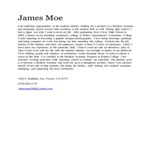 Introduction of myself