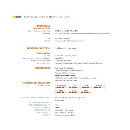 BHAVESH_JOSHI_CV