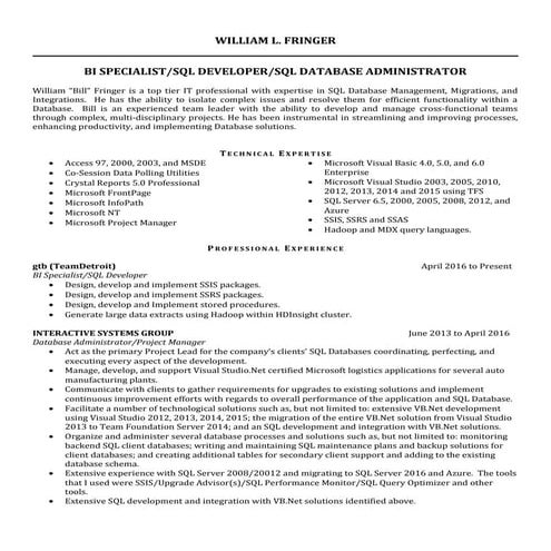 william-l.-fringer_resume20160310