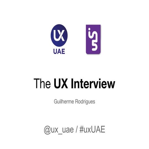 The UX Interview