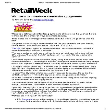 Retail payments slideshare | PDF