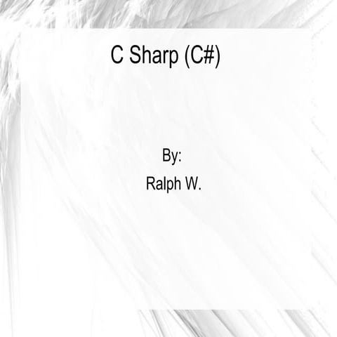 data types in C-Sharp (C#)