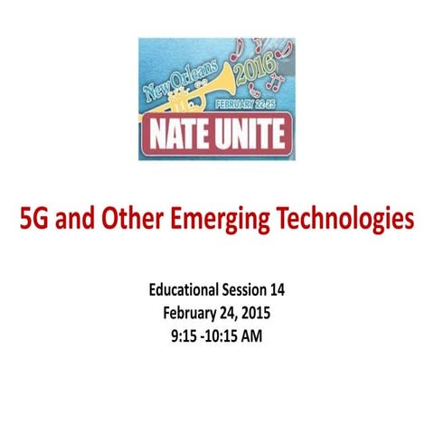 NATE UNITE 2016_5G presentation_022416