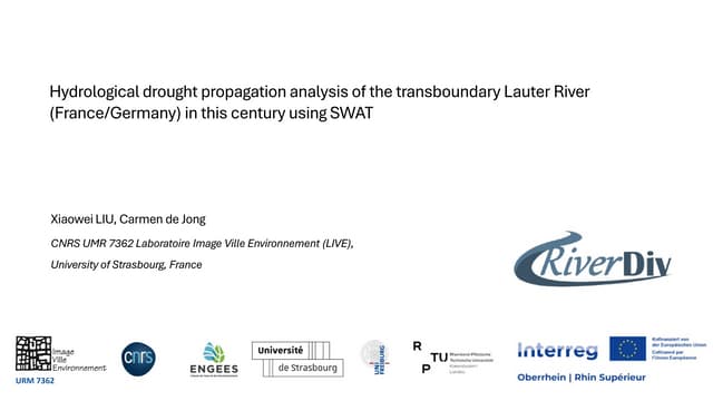 How hydrological drought propagates How hydrological drought propagates