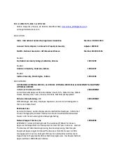Additional coursework on resume 7/8