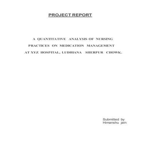 PROJECT REPORT HIMANSHU