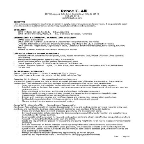 RCA Resume July 2015 PDF