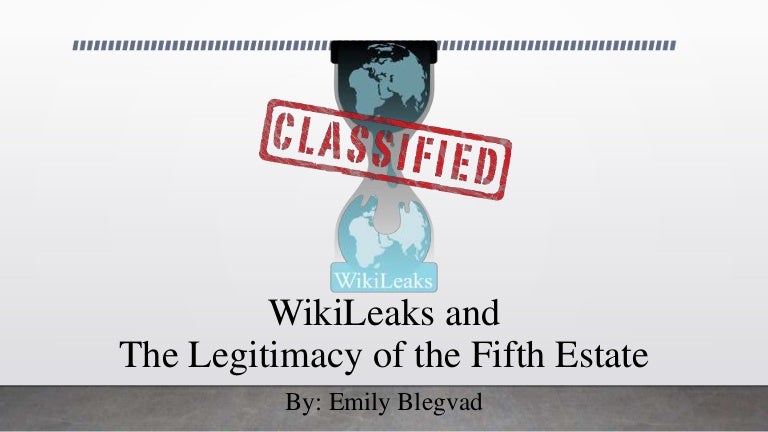 Wikileaks presentation image