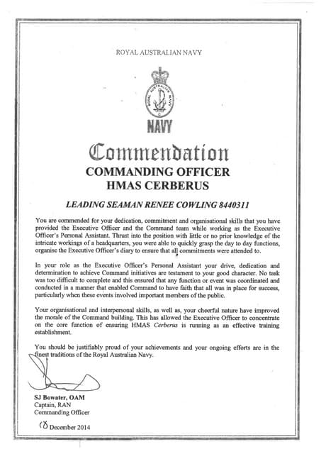 Certificate of Promotion to Leading Hand | PDF