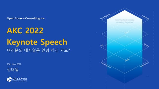 [AKC2022] 여러분의 애자일은 안녕한가요(김대일)