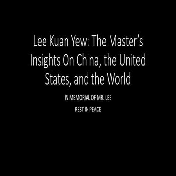 Lee Kuan Yew