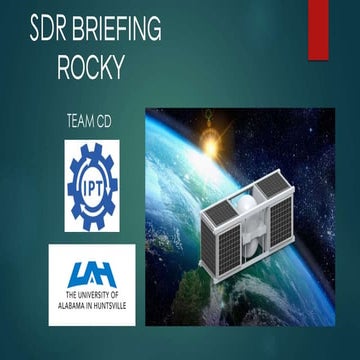 TEAMCD_SDR_Briefing