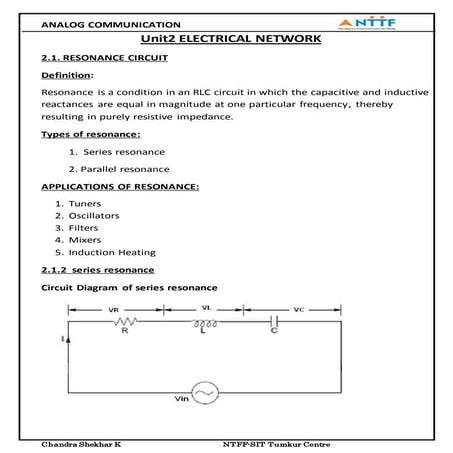 2. ELECTRICAL NETWORK_ UNIT 2_chandra Shekhar K
