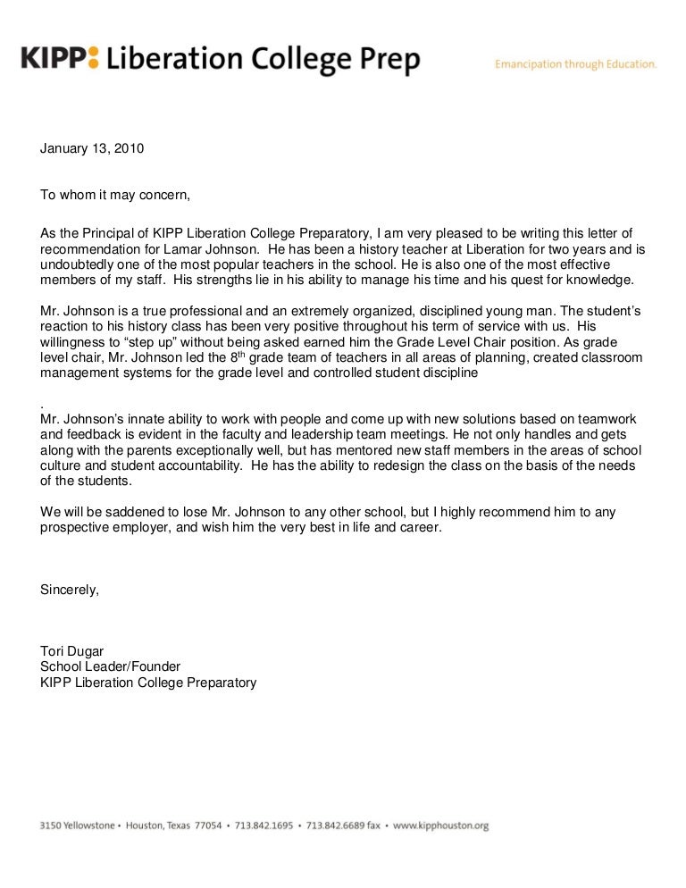 Rec Letter Tdugar