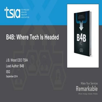 B4B: Where Tech is Headed | PDF