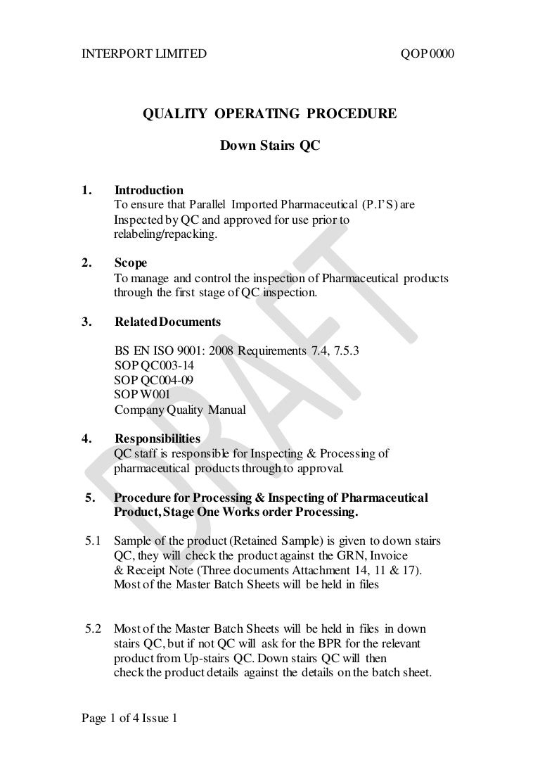 Iso 9001 2008 Downstairs Qc 9 2 15