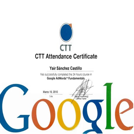 Google Adwords Fundamentals