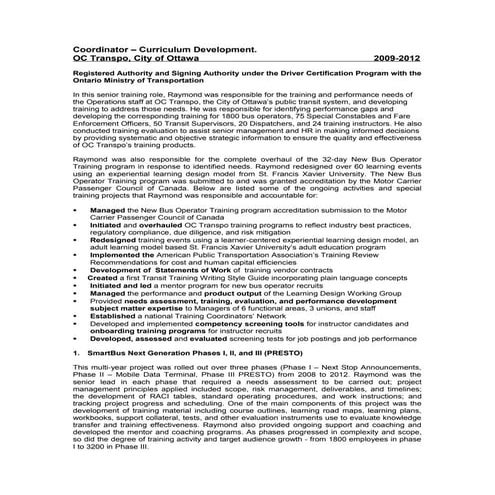 Coordinator Curriculum Development | DOC