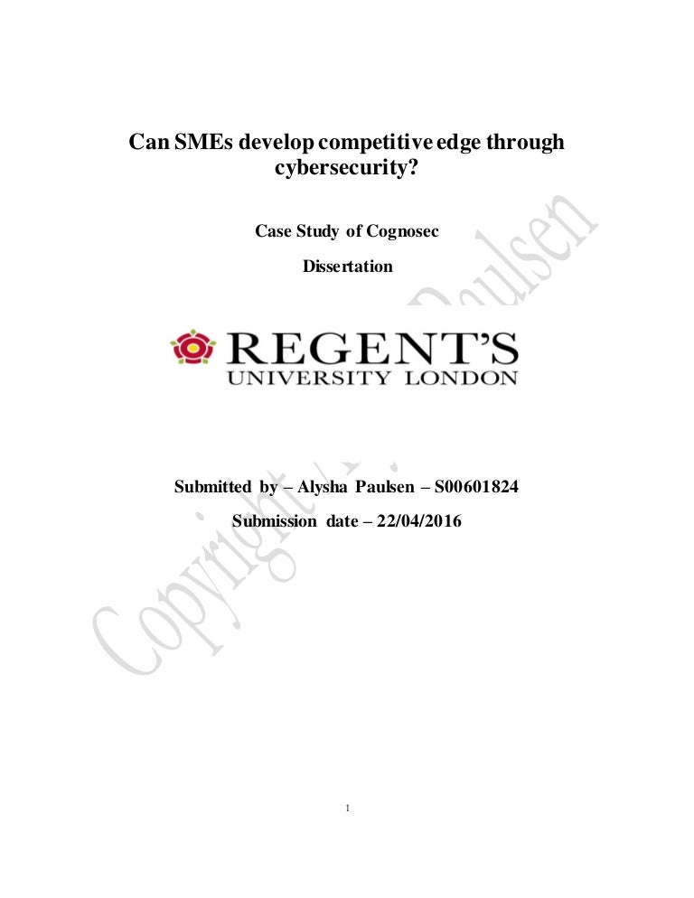Phd thesis on cyber security