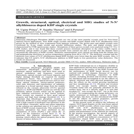 Growth, structural, optical, electrical and SHG studies of N-N′ allylthiourea...