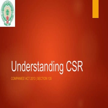 Understanding CSR | PPT