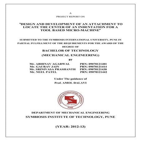 Final Year Project Report