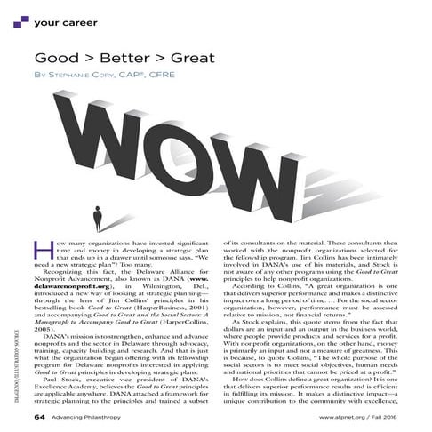 Reading Assist and the Good-to-Great model