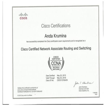 Systems and network training certificate | PDF