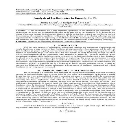 Power point presentation on inclinometers | PPTX