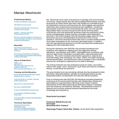 Project Summary Mochizuki