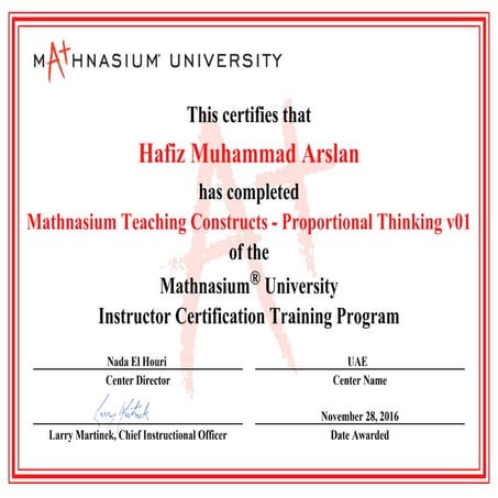 Cert  prportional thinking