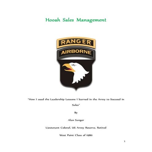 Hooah Sales Management