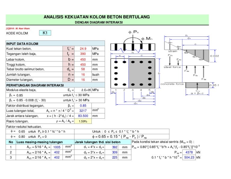 excel perhitungan beton 4