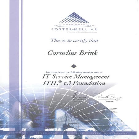 BCOM Hons (IS) - Certificate | PDF