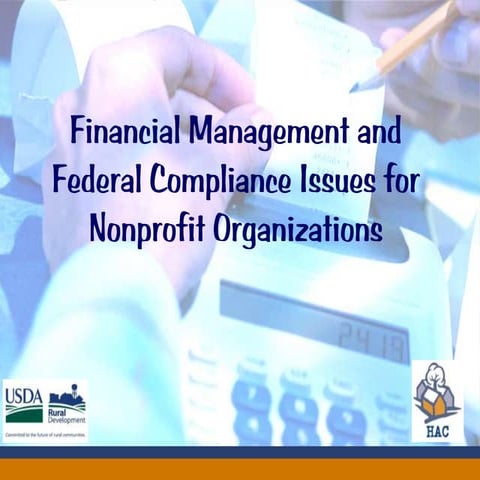 B5 financial management and federal compliance p pt | PPTX