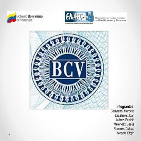 Slideshare Banco Central de Venezuela | PPTX