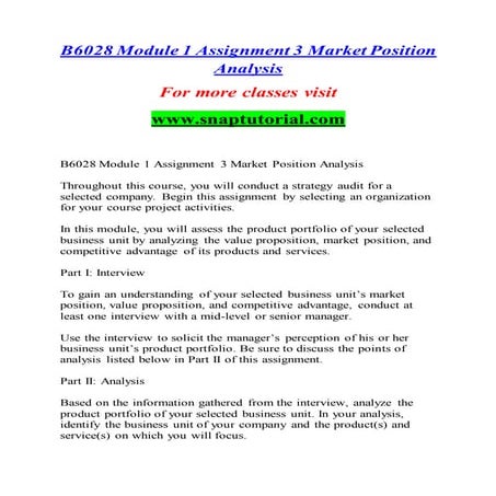  B6028 Education Specialist / snaptutorial.com