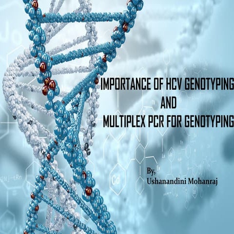 Multiplex PCR for HCV genotyping