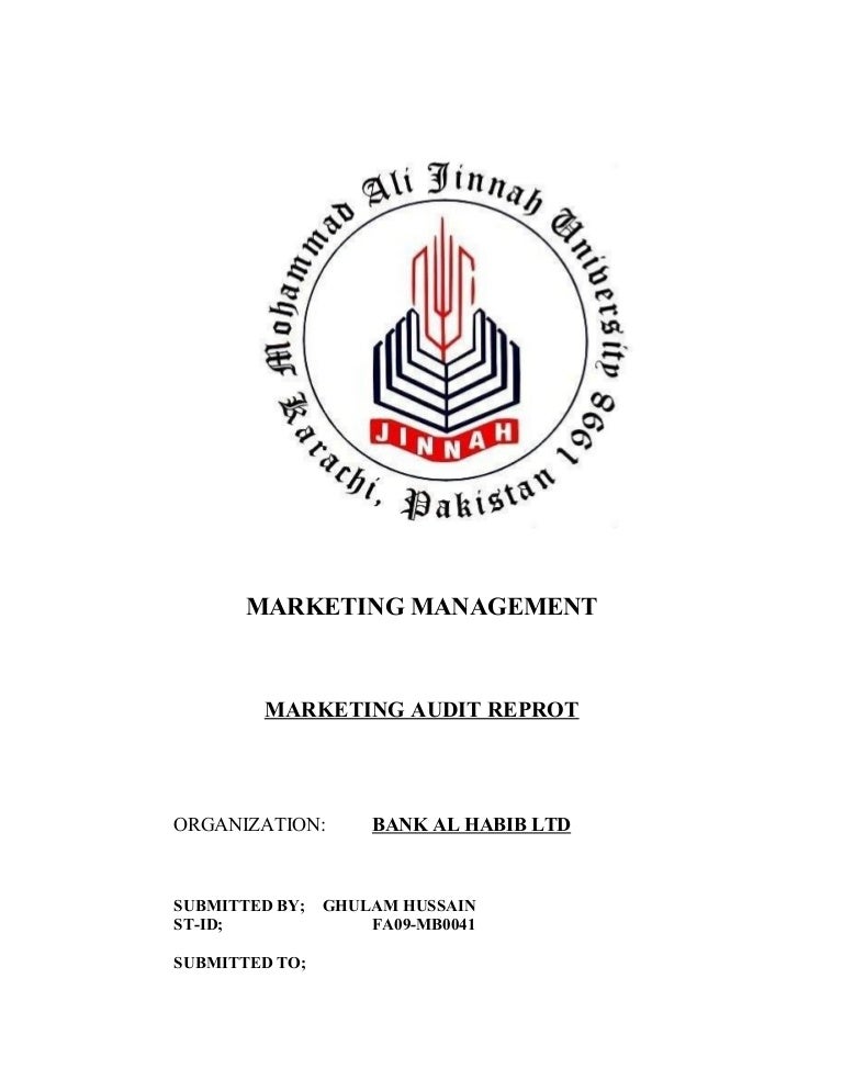 Report Markt Audit