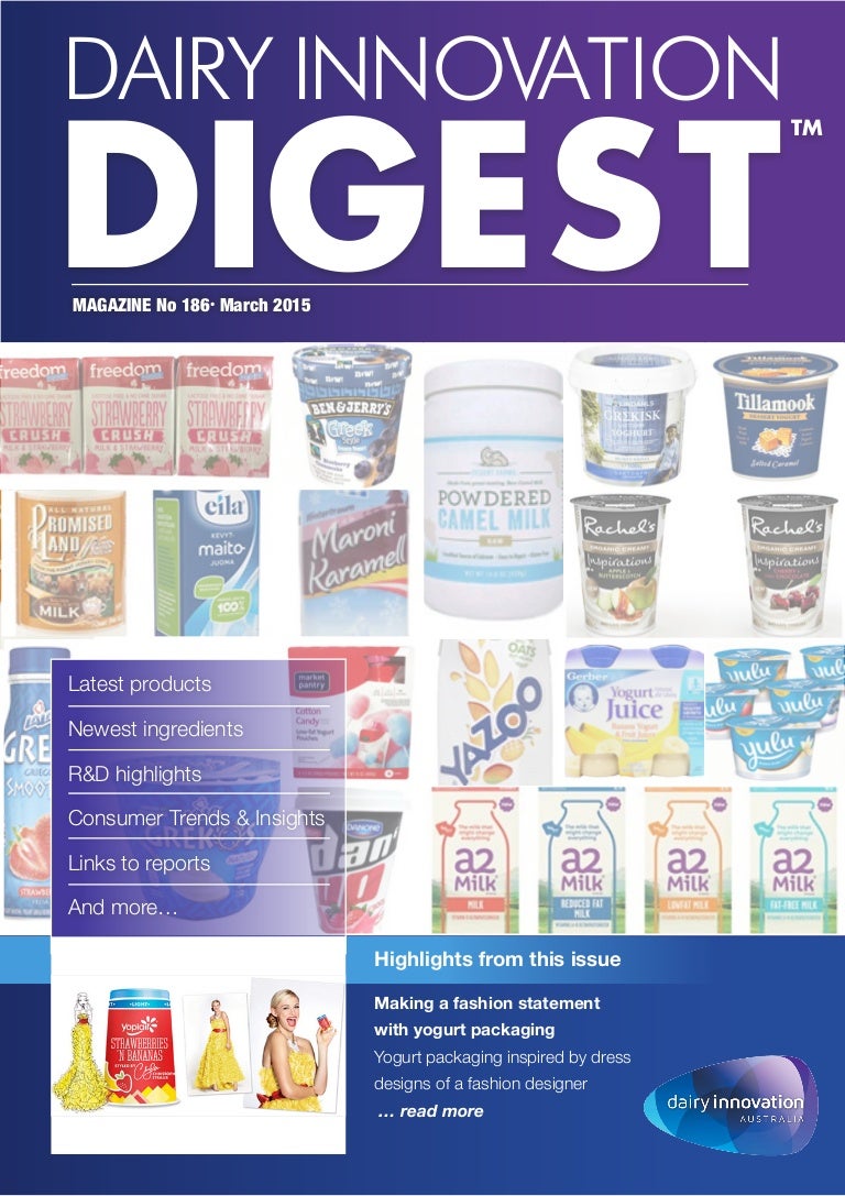 Dairy Innovation Digest 186 March 2015